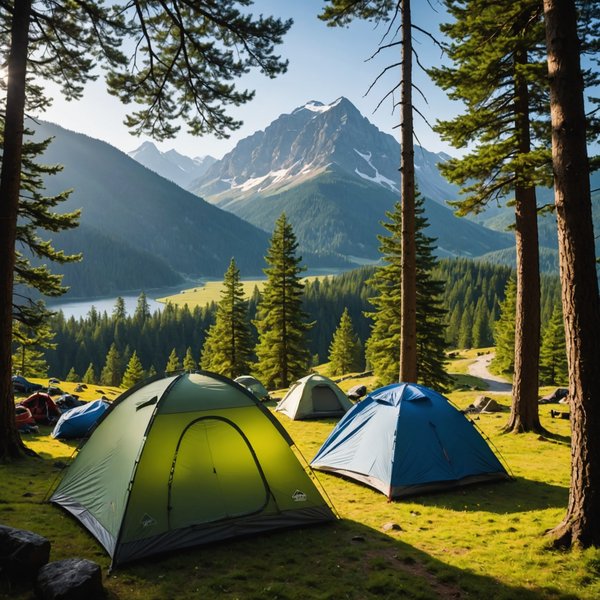 Quels sont les meilleurs conseils pour un camping en région de collines en été?