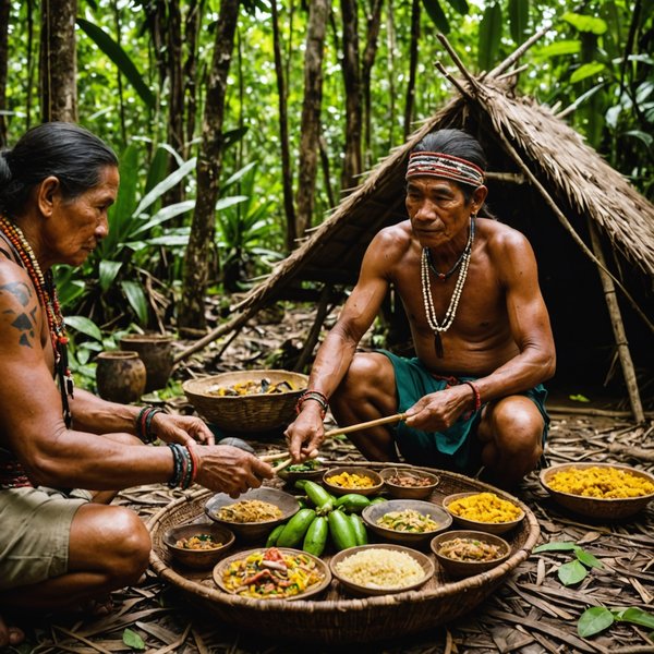 Comment découvrir les traditions culinaires des tribus indigènes en Amazonie, Brésil?